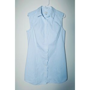 Striped White/Blue Dress